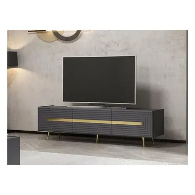 Hanah Home TV Unit Jose - Anthracite AnthraciteGold