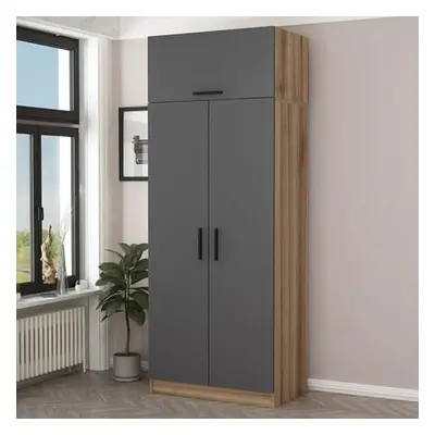 Hanah Home Wardrobe Kale Anthracite - 2240