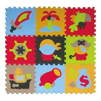 SMT Creatoys puzzle pirát 9ks 32x32x1cm