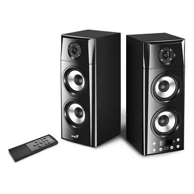 GENIUS repro SP-HF2800 BT/ 2.0/ 60W/ Dřevěné/ Bluetooth/ USB/ dálkové ovládání