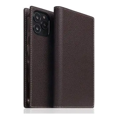 SLG Design puzdro D8 Full Grain Leather pre iPhone 14 Pro Max - Brown Cream