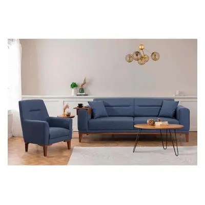 Atelier del Sofa Sofa-Bed Set Liones 1048 - Dark Blue