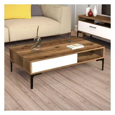 Hanah Home Coffee Table Istanbul - Walnut, White WalnutWhite