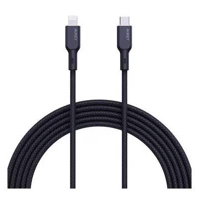 Aukey CB-NCL2 USB-C to Lightning, 1,8m, černý