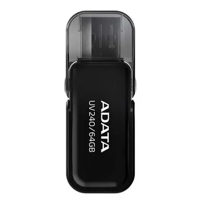 ADATA Flash disk UV240 64GB / USB 2.0 / černá, AUV240-64G-RBK