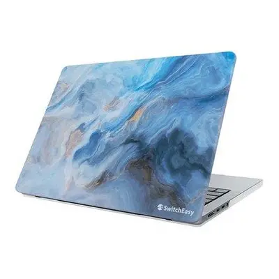 SwitchEasy Hardshell Marble Case pre MacBook Air 13" M2 2022 - Marine Blue, SMB136017IB22