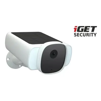 iGET SECURITY EP29 White - venkovní solární bateriová FullHD kamera, zvuk, bílá