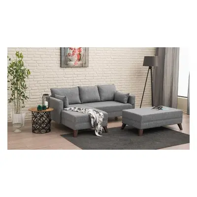 Atelier del Sofa Corner Sofa-Bed Bella Corner Sofa Left 2 Grey