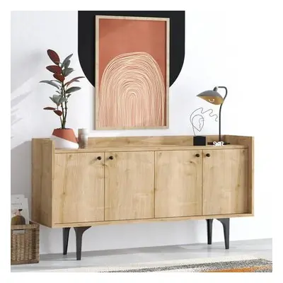 Hanah Home Console Navi Sapphire Oak