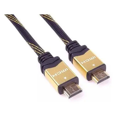 PremiumCord GOLD 4K HDMI High Speed + Ethernet kabel, zlacené konektory, 5m