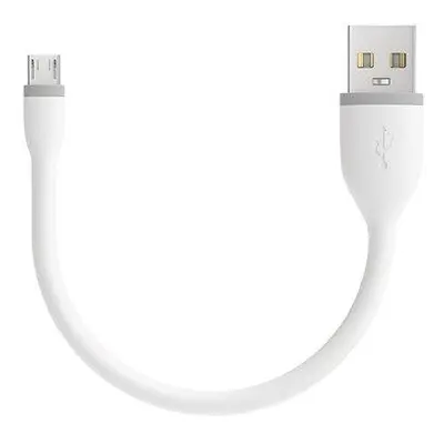 Satechi kábel Flexible USB to Micro USB 0.15m - White