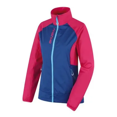 Husky Dámská softshell bunda Suli L pink/blue S