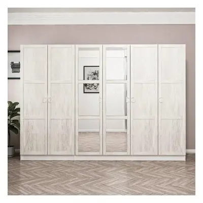 Hanah Home Wardrobe Kale Country - 3844 White