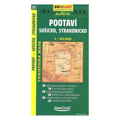 Pootaví, Sušicko, Strakonicko 1:50 000