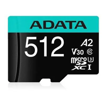 ADATA V30S/micro SDXC/512GB/100MBps/UHS-I U3 / Class 10/+ Adaptér