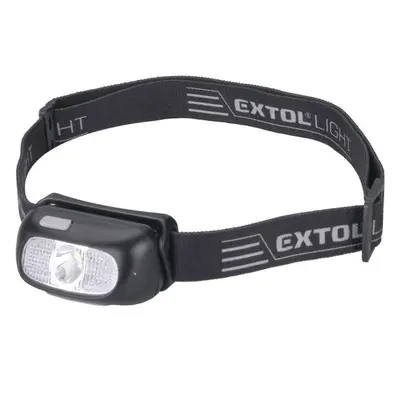 EXTOL LIGHT čelovka 130lm CREE XPG, USB nabíjení, dosvit 40m, 5W CREE XPG LED