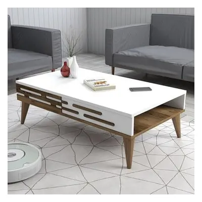 Hanah Home Coffee Table Valensiya - Walnut, White WalnutWhite