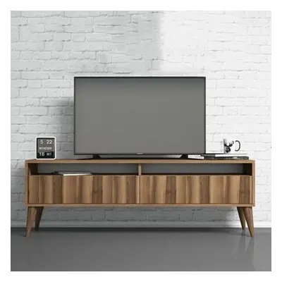 Hanah Home TV Unit Best 2 - Walnut