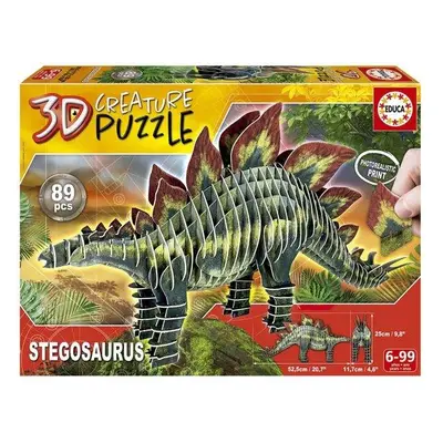 EDUCA 3D puzzle Stegosaurus 89 dílků