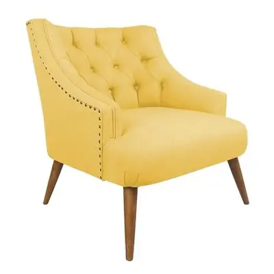 Atelier del Sofa Wing Chair Lamont - Yellow