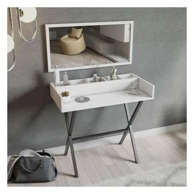 Hanah Home Make-Up Table Atina WhiteBlack