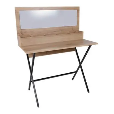 Hanah Home Make-Up Table Soona OakBlack