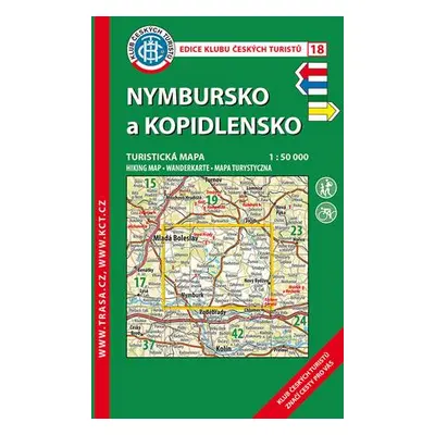 KČT 18 Nymbursko a Kopidlnsko 1:50 000