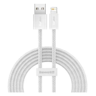 Baseus Dynamic kabel USB na Lightning, 2,4 A, 2 m (bílý)