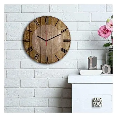 Wallity Decorative MDF Clock 3030MS-035 Multicolor