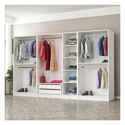 Hanah Home Wardrobe Kale - 5035 White