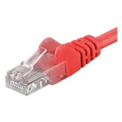 PremiumCord Patch kabel UTP RJ45-RJ45 level 5e 3m červená