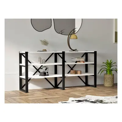 Hanah Home Bookshelf Bodrum WhiteBlack