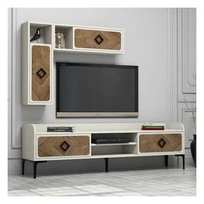 Hanah Home TV Unit Samba - Cream WalnutCream