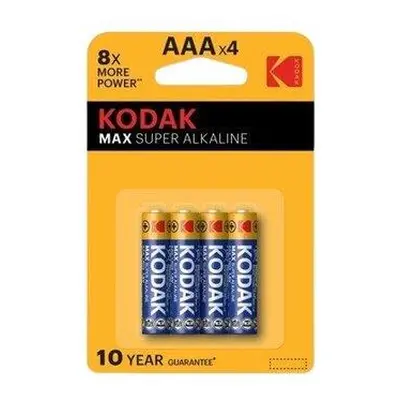 KODAK MAX alkalická baterie K3A-4 (4xAAA)