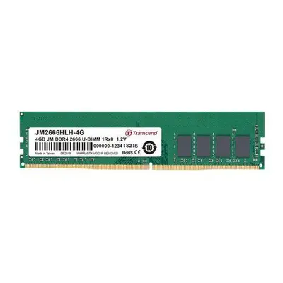 Transcend paměť 4GB DDR4 2666 U-DIMM (JetRam) 1Rx8 CL19, JM2666HLH-4G