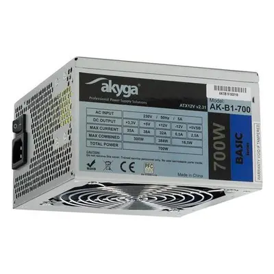 Akyga ATX Zdroj 700W Basic ventilátor 120mm P8 5xSATA PCI-E, AK-B1-700