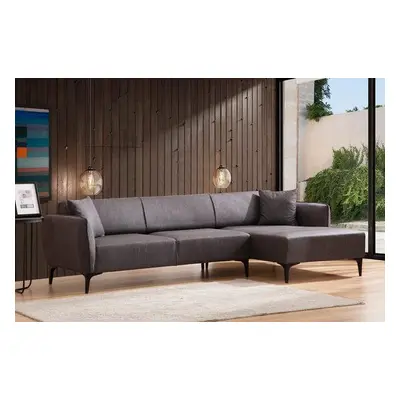 Atelier del Sofa Corner Sofa Belissimo Right - Dark Grey