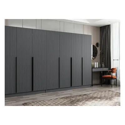 Hanah Home Wardrobe Kale Plus - 7779 Anthracite