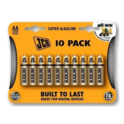 JCB SUPER alkalická batéria AA / LR06, blister 10 ks