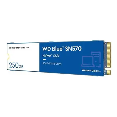 WD SSD Blue SN570 250GB / WDS250G3B0C / NVMe M.2 PCIe Gen3 / Interní / M.2 2280, WDS250G3B0C