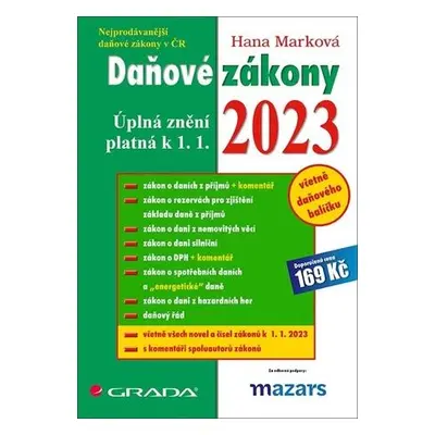 Daňové zákony 2023 (nedostupné)