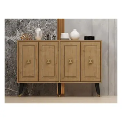 Hanah Home Console Hartın - Sapphire Oak, Gold Sapphire OakGold