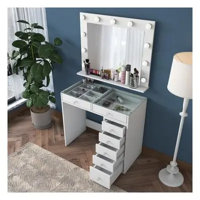 Hanah Home Make-Up Table BJ117 2788 White