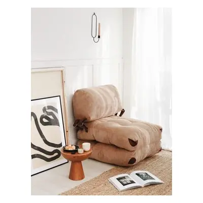 Atelier del Sofa 1-Seat Sofa-Bed Fold Kadife - Camel