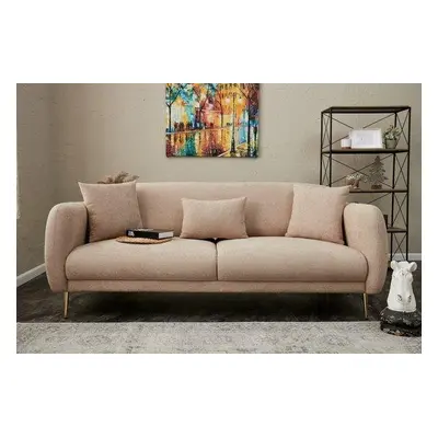 Atelier del Sofa 3-Seat Sofa-Bed Simena - Beige BeigeGold