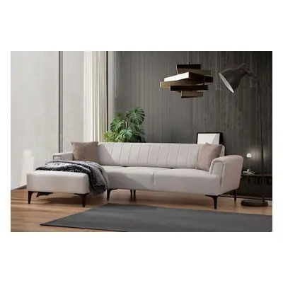 Atelier del Sofa Corner Sofa-Bed Hamlet Left - Ecru