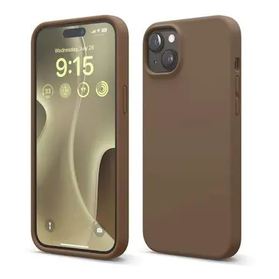 Elago kryt Silicone Case pre iPhone 15 Plus - Brown