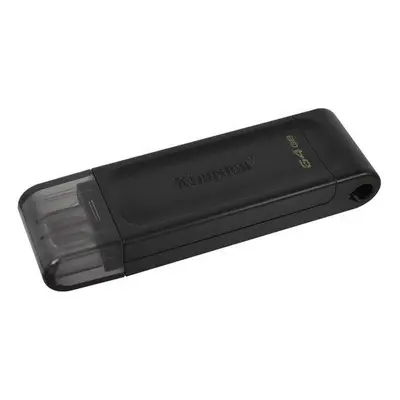 KINGSTON DataTraveler 70 64GB / USB 3.0 Type C / černá, DT70/64GB