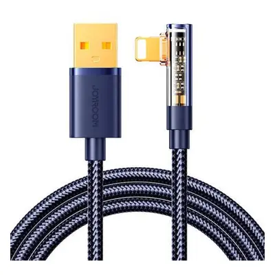 Úhlový kabel k USB-A / Lightning / 1,2 m Joyroom S-UL012A6 (modrý)