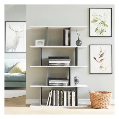 Hanah Home Bookshelf Harmon - Anthracite, White WhiteAnthracite